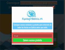 Tablet Screenshot of fiestasporgalicia.com